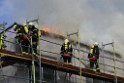 Dachstuhlbrand Koeln Poll Geislarerstr P181